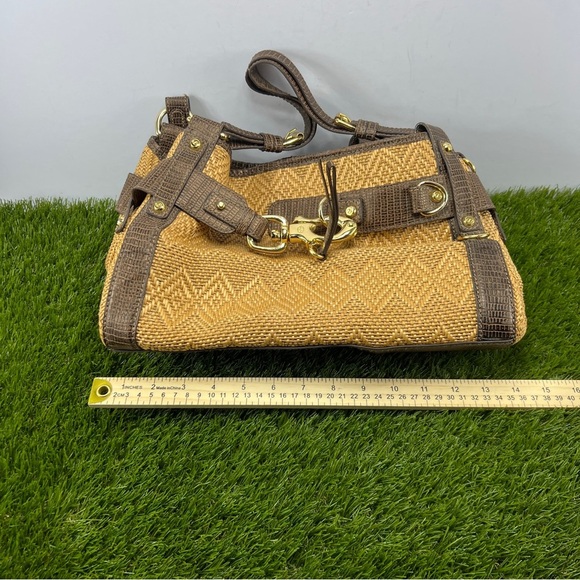 Francesco Biasia Shoulder bag Brown Brown Women’s Authentic - Picture 9 of 10